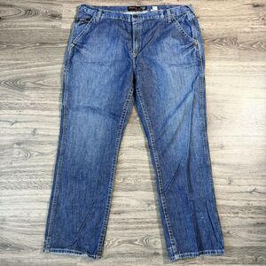 Ariat FR M4 Relaxed Boot CAT2 Denim Jeans Mens 44x34 Flame Resistant Work Pants
